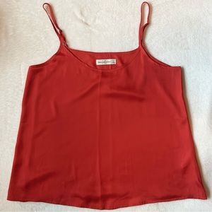 Abercrombie & Fitch woman’s Red Satin Tank